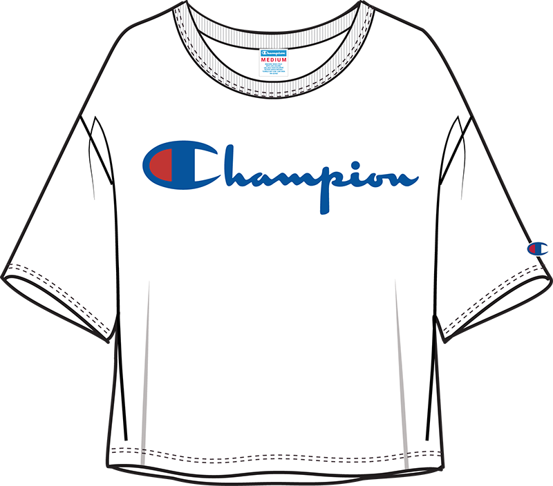 Champion T-shirt court Heritage pour femme