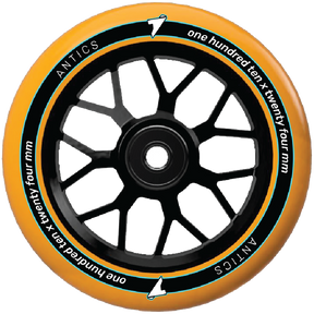 North Scooters Antics Glider 110x24mm - Single Wheel Black