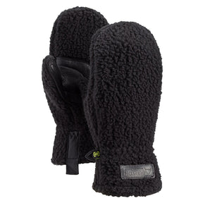 Burton Burton Womens Stovepipe Fleece Mitten True Black Heather S Womens Gloves Over