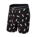 Saxx SAXX Mens Daytripper Boxer Brief Fly BLACK XS Mens Boxer Brief Underwear