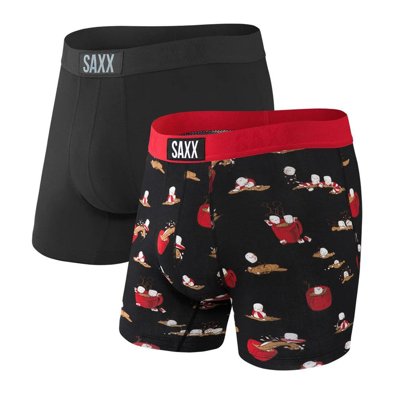 SAXX Vibe 2 Pack Mens Boxer Briefs