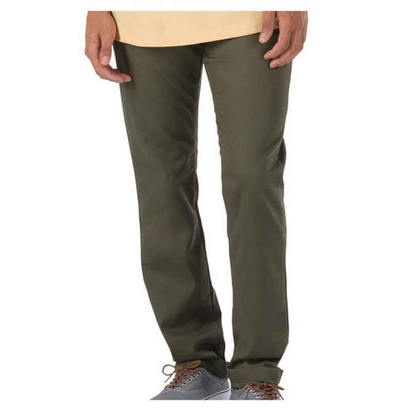 VN0A3143-KCZ, GRAPE LEAF, OLIVE GREEN, MENS AUTHENTIC CHINO STRETCH PANTS, MENS PANTS, FALL 2019