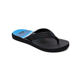 quicksilver carver sandals boys side view kids sandals black/blue aqbl10269-xkkb
