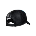 quicksilver baby foamnation trucker hat back view toddlers hat black/blue aqiha03071-bmm0