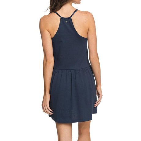 roxy White Beaches Dress back view casual dresses navy blue erjkd03167