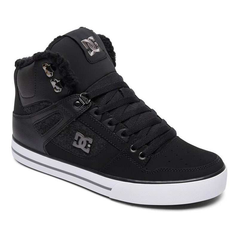 dc Spartan High WC WNT High Top Shoes side view mens winter boots black adys400005-bk0