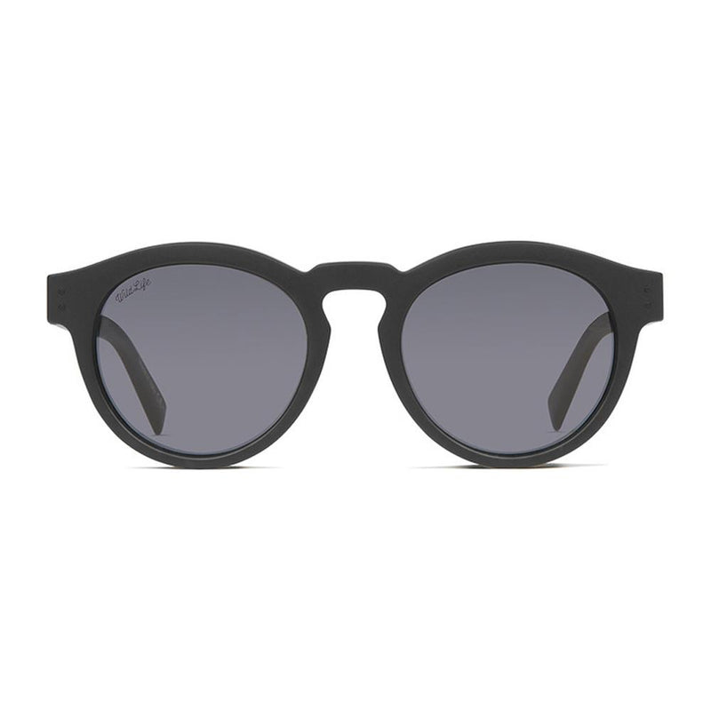 von zipper Ditty Polarized front view Mens Polarized Sunglasses grey polarized black smpfndit-psv