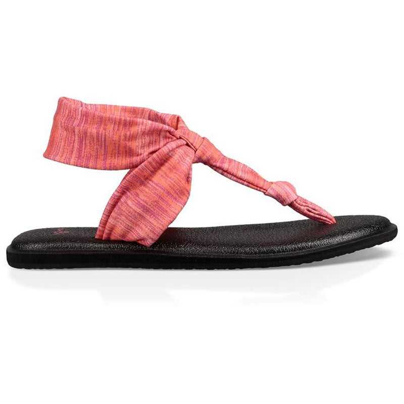 sanuk Yoga Sling Ella Prints side view Womens Fashion Sandals pink 1020241-csdy
