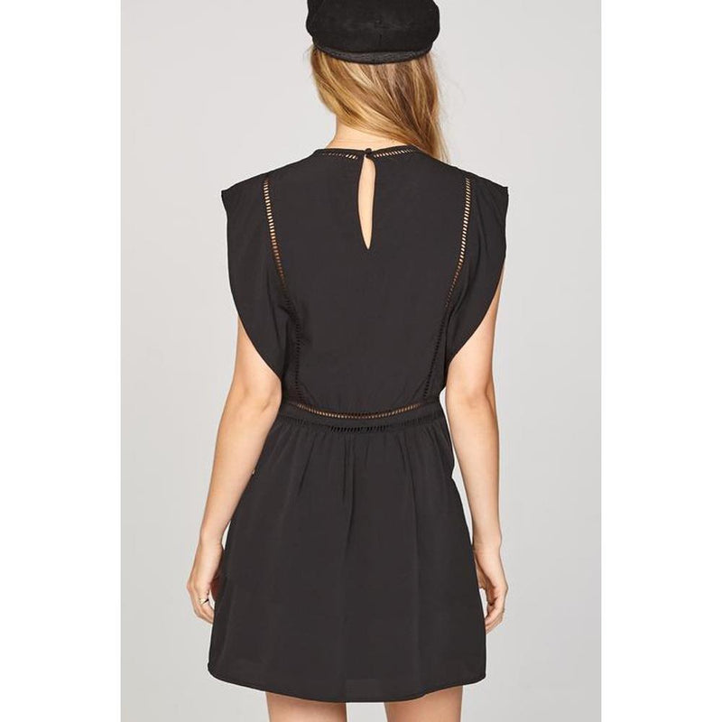 amuse society After Hours Dress back view Casual Dresses black ad07gaft