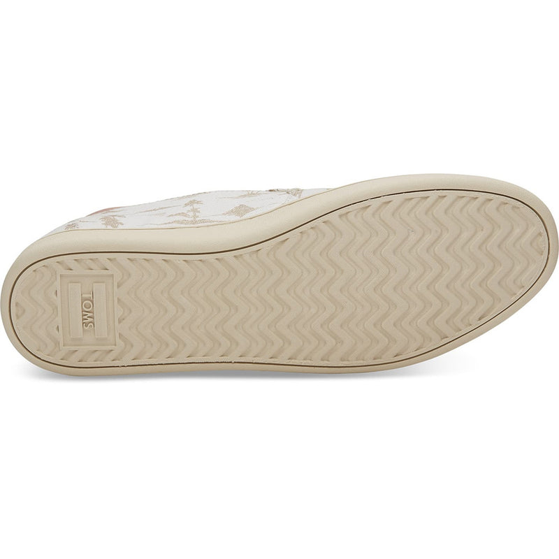 Toms Gold Palms Womens Slip On Shoes