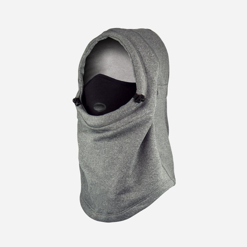 airhole, airhood polar overall view facemasks, heather grey,