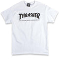 thrasher skate mag tee front view mens t-shirts short sleeve, white