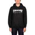 Thrasher, THR-311193, Black, Skate Mag Hood, Mens Pullover Hoodies,