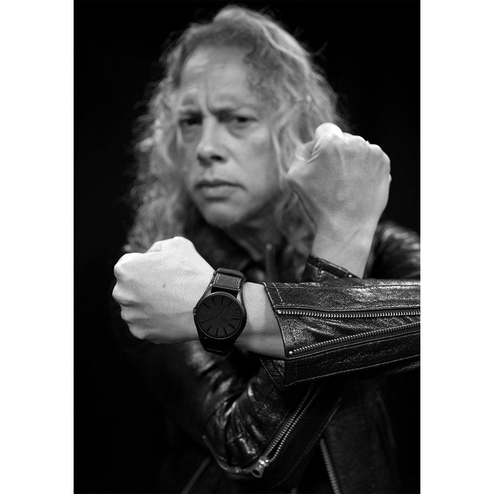 Nixon Sentry Leather Metallica Mens Watch