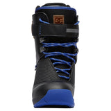 dc tucknee front view mens lace snowboard boots black