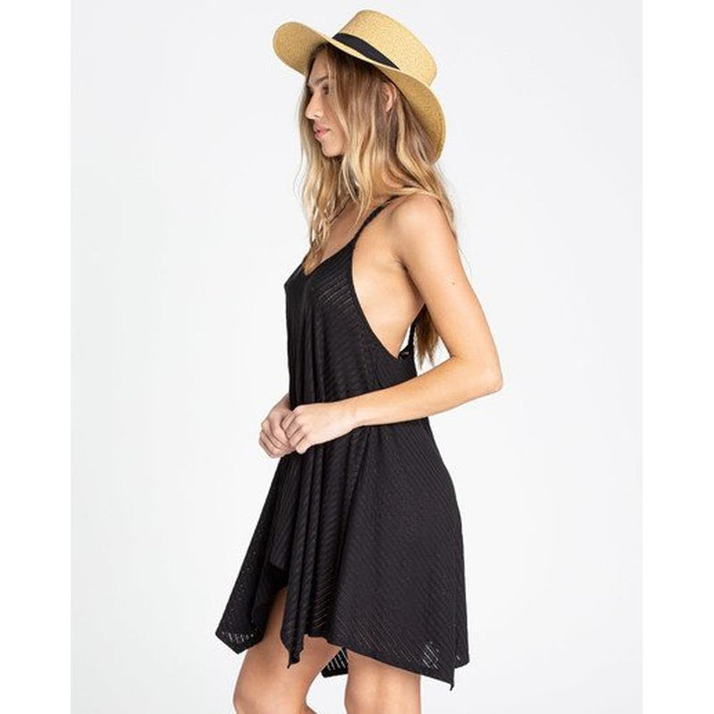 billabong twisted view 2 side view Sun Dresses black