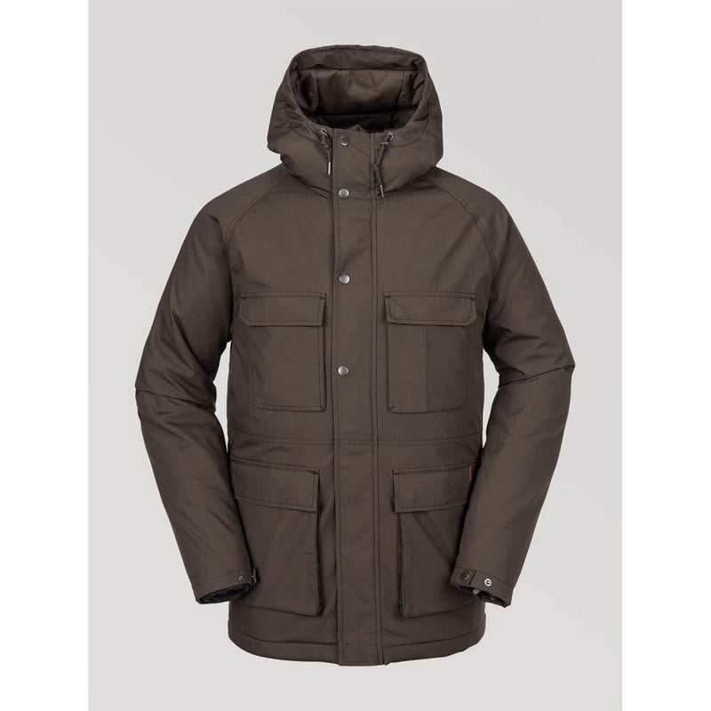 Volcom, A1731907-MBR, Major Brown, Renton Winter 5K Jacket, Mens Jackets, Mens Outerwear, Fall 2019