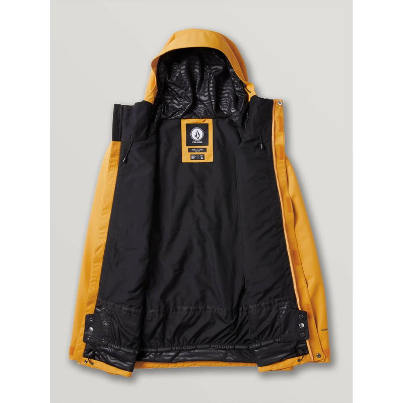 G0452010-RSG, Resin Gold, Yellow, Volcom, 17 Forty Insulated Jacket, Mens Outerwear, Mens Snowboard Jacket, Winter 2020