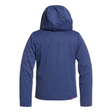 ERGTJ03083, Girls Jetty Snow Jacket, BTE0, Medieval Blue, Blue, Girls outerwear 7-14 years old, Back, view