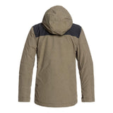 EQBTJ03093-CRE0, Grape Leaf, Raft Snow Jacket, Quiksilver, Youth Outerwear, Snowboard Jacket, Back View