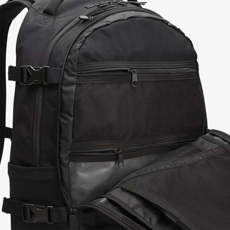 HU0016-010, Hurley, Wayfarer II Backpack, 30L, Street Backpacks, Black, outer pocket View
