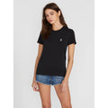 B3541901-blk, Black, Volcom, Stoked On Stone Tee, Womens Short sleeve tee, Holiday 2019 Front view