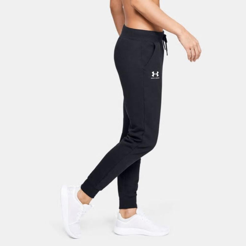 1348549-001, Under Armour, Rival Fleece Sportstyle Graphic Pant, Womens Sweatpants, Black, Fall 2019