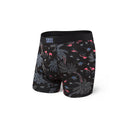 Saxx SAXX Vibe BLACK STRIPE S Mens Boxer Brief Underwear