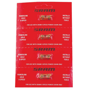 Sram Sram Power Link/ Power Lock Gold Bag of 4 Bike Chains