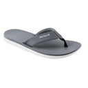 Hurley Hurley Men's Crest Flip Flop Gray/Black 8 Mens Sandals Flip Flop 5 to 11