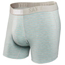 Saxx SAXX Mens Vibe Boxer Briefs GREY S Mens Boxer Brief Underwear