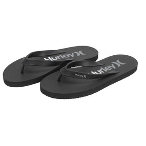 Hurley Hurley Men's One and Only Gradient Flip Flop Black/White 8 Mens Sandals Flip Flop 5 to 11