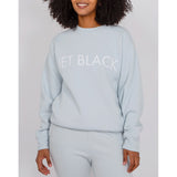 Brunette Jet Black Core Crew Summer Sky XS/S Womens Pull Over Hoodies