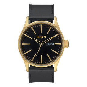 Nixon Nixon Sentry Leather Band Watch Mens Watch Leather Bands