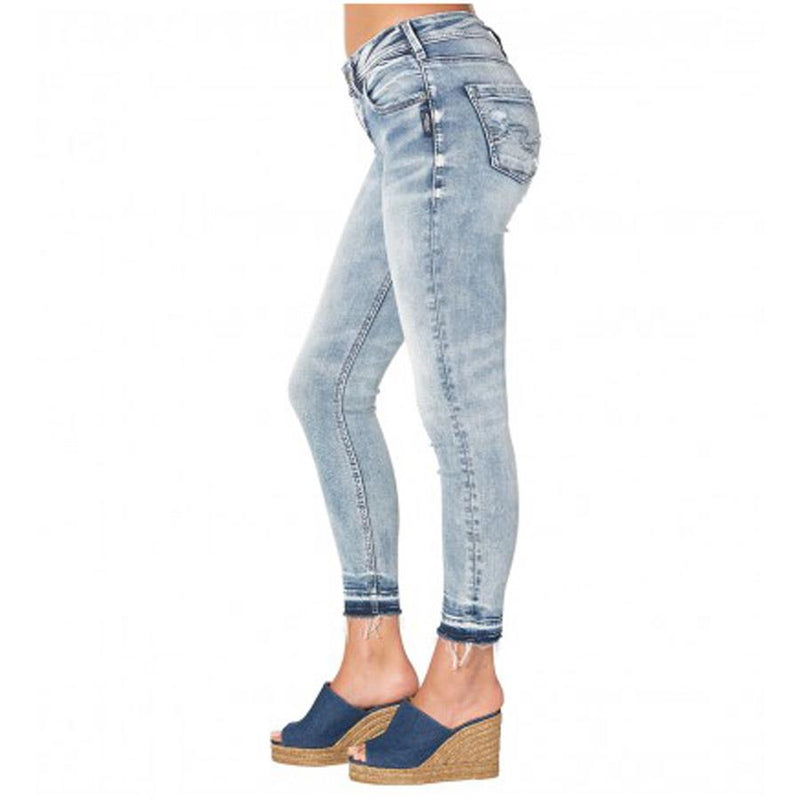Silver Jeans Avery Ankle Womens Skinny Jeans