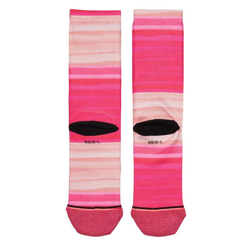 stance girls sweetheart everday bottom view kids socks pink g515a18swe-red