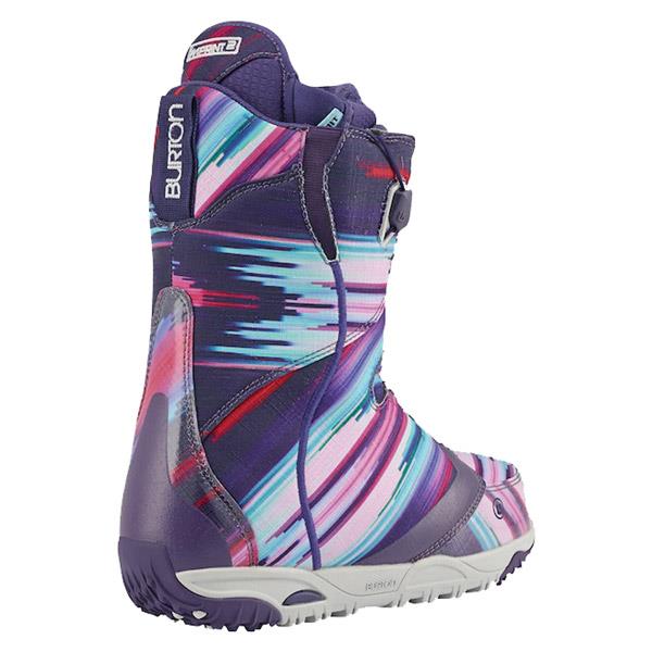 burton emerald snowboard boot side view womens boots purple/blue 10621103979