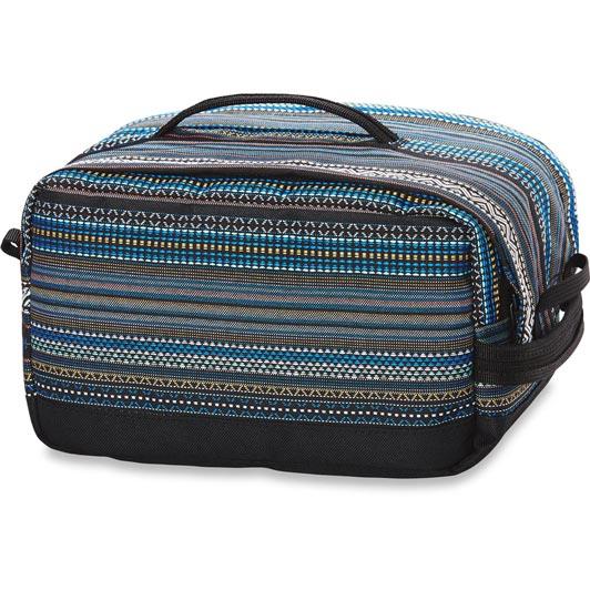 dakine dopp groomer travel kit large back view luggage black stripe 10001478-brighton