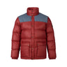 burton heritage collared down jacket front view mens shell jacket rust 18975100400