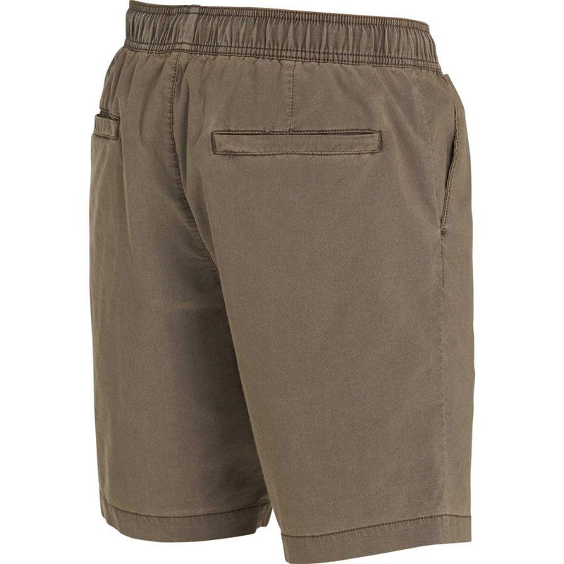billabong larry layback overdye shorts back view mens shorts brown m232nblo-brn