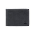 quicksilver vintage bi-fold wallet front view mens wallets black eqyaa03649-kjv0