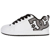 dc Court Graffik SE side view mens Skate Shoes white/grey 300927-whh