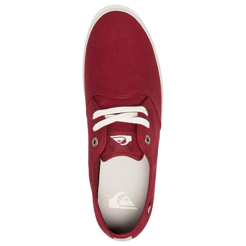 quicksilver Shorebreak Shoes top view Mens Skate Shoes red aqys300027-xrwr