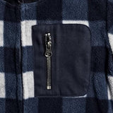 quicksilver Turbo Speed Zipped Fleece close-up view Boys Sweaters navy/grey eqkpf03010-byj0