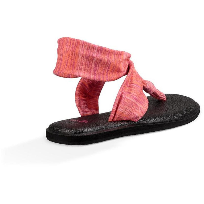 sanuk Yoga Sling Ella Prints back view Womens Fashion Sandals pink 1020241-csdy