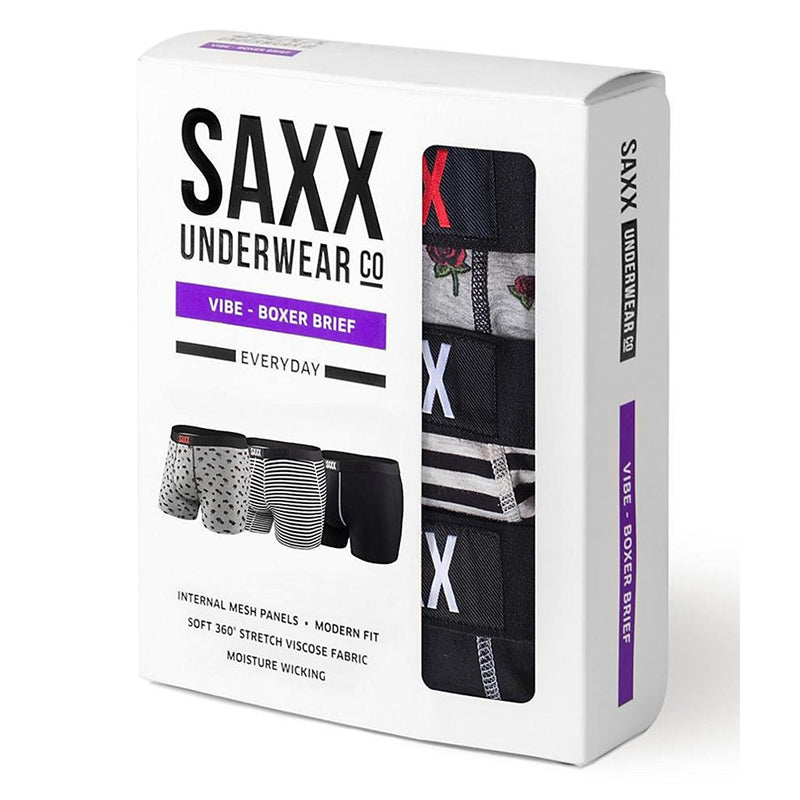SAXX Vibe 3 Pack Mens Underwear