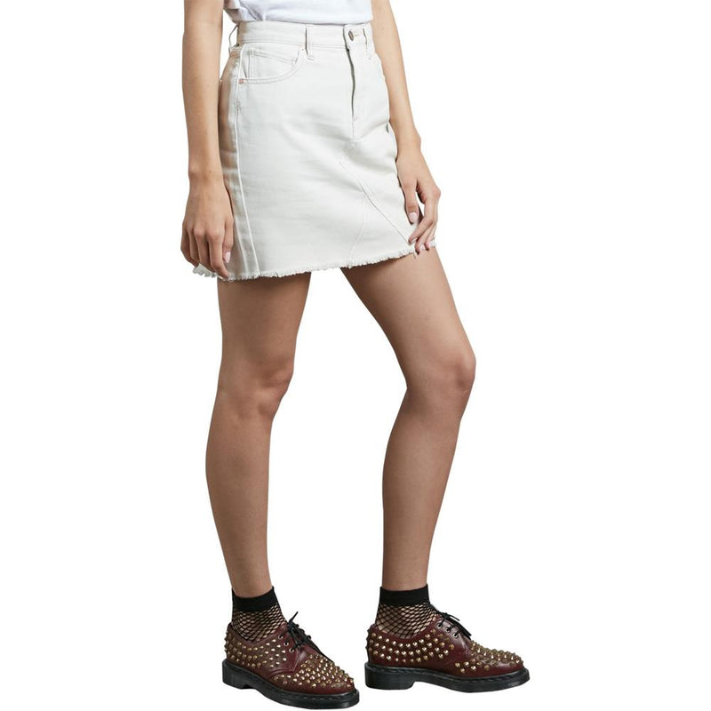 b1911802-van volcom stoned mini skirt womens jean skirts white