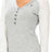 rd8018-hgth rds zenith henley l/s womens long sleeve shirts heather grey