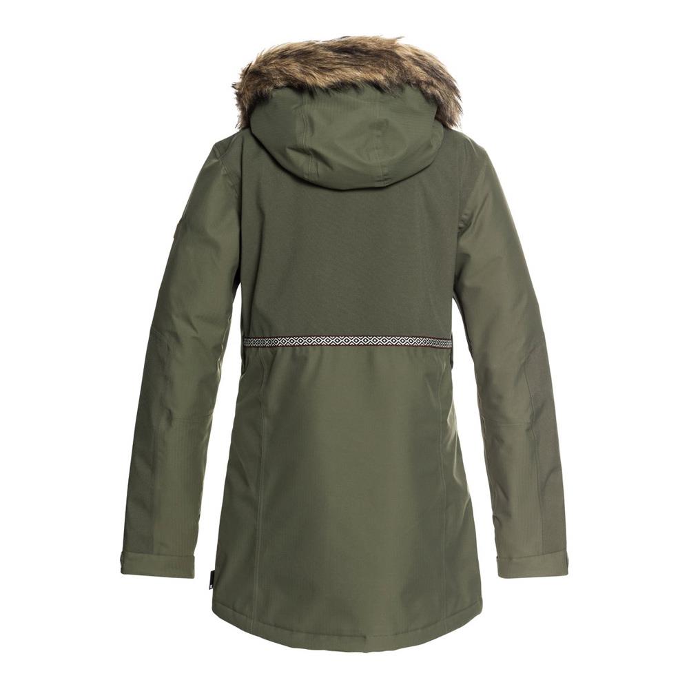 edjtj0303-gqm0 dc panoramic jacket womens womens insulated jackets green