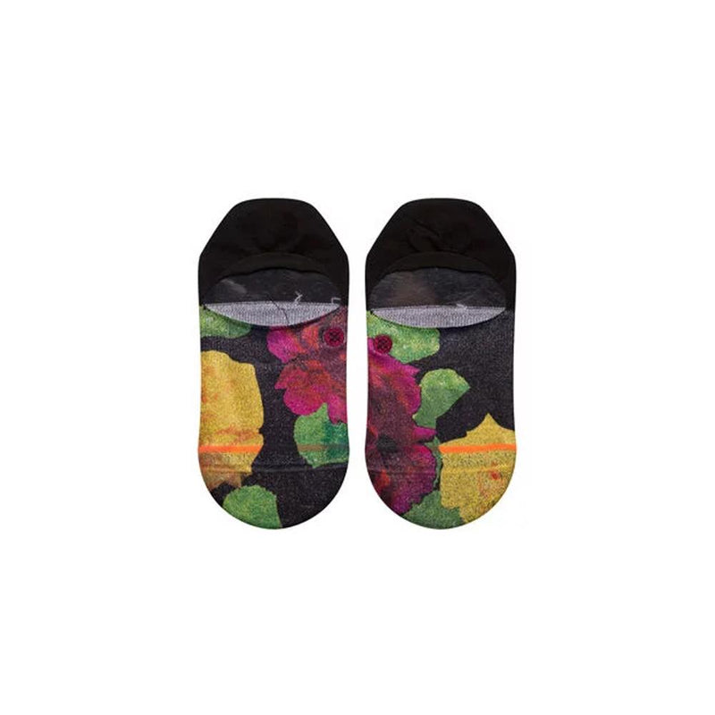 w145d18eve.blk stance evening star top view womens socks floral